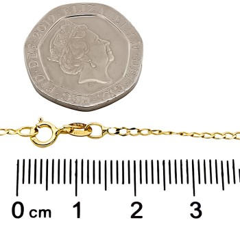 9ct Gold Amethyst / Diamond Pendant with Chain